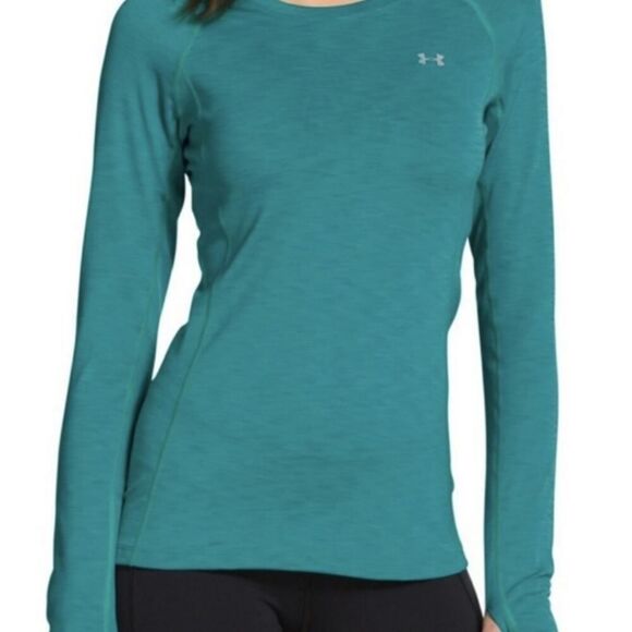 Under Armour fitted coldgear cozy warm performance top sz M - Picture 2 of 9